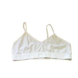 Cat & Jack XL White Thin Sports Bra